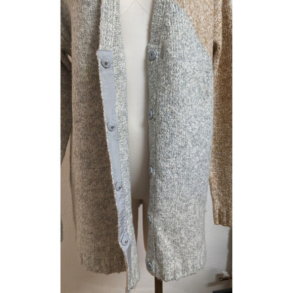 Women's Cabi # 3886 Tilt Cardigan Snap Front Diagonal Color Block Size Small - Picture 11 of 12